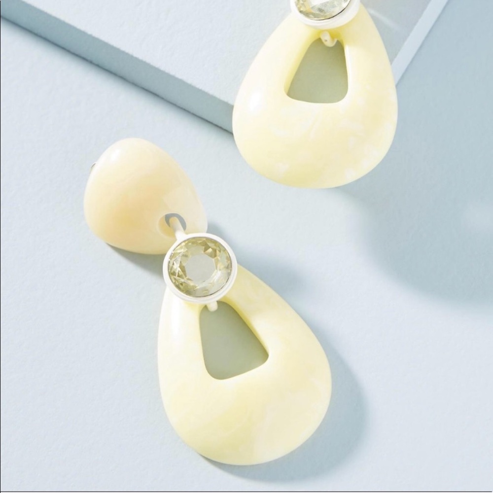 Anthropologie DANNIJO kiss clip earrings